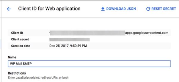 client ID for web apps