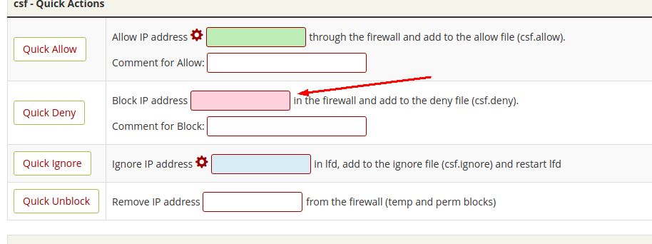 How to Deny Ip address Website