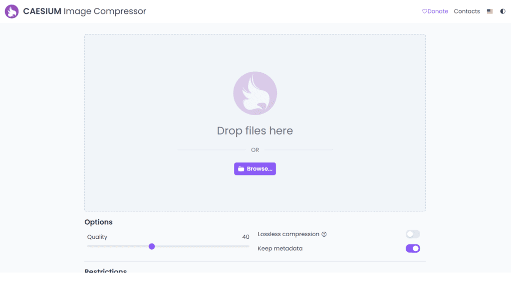 Caesium Online Compressor Interface