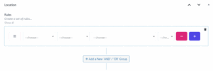 woocommerce-summer-promotion-toast-location-rules-setting