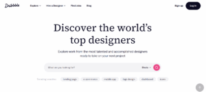 Dribbble Website