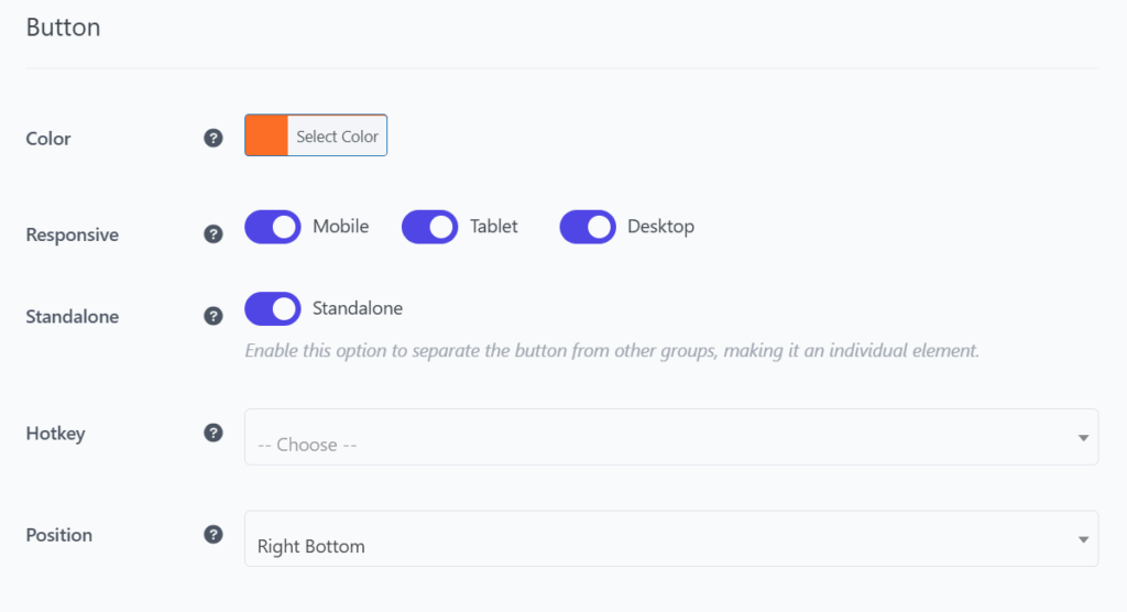 FAB GitLab Button Setting